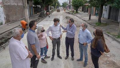 Morón: Progresan las obras del nuevo Parque Lineal Haedo y de la calle Curutchet