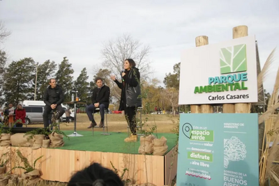 Carlos Casares: El Gobierno bonaerense lanzó el programa "Parques Ambientales"