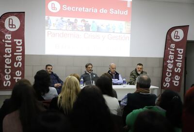 Lanús: Grindetti encabezó una reunión de gabinete ampliado del área de Salud