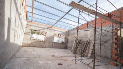 Partido de La Costa: Cristian Cardozo supervisó los progresos en la obra de la Escuela Primaria Nº 9