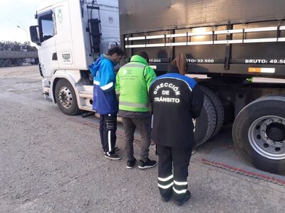 Ayacucho: Se realizaron operativos de control de cargas en Ruta 29