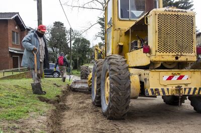 Villa Gesell: Inició la obra de pavimento en la Avenida 5