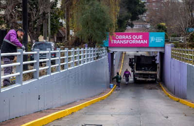 Quilmes: Se realizan trabajos de limpieza y mantenimiento en pasos bajo nivel de la ciudad