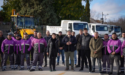 Quilmes: El Municipio presentó nuevo equipamiento vial para Servicios Públicos