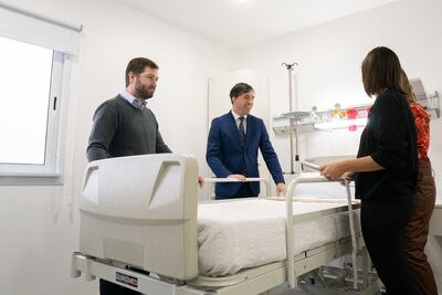 General Viamonte: Flexas inauguró la nueva sala de internaciones del Hospital Municipal "Eugenio Bargas"
