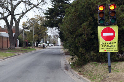 La Plata: Se implementó la modalidad de única mano en la calle 505