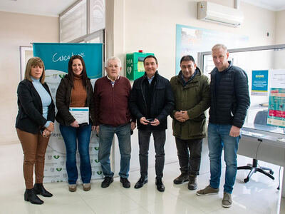 Florencio Varela: El Municipio instaló un desfibrilador en la Cámara de Comercio