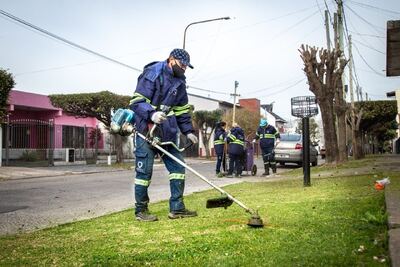 Quilmes: El Municipio realizó trabajos de limpieza en los barrios La Colonia y La Matera