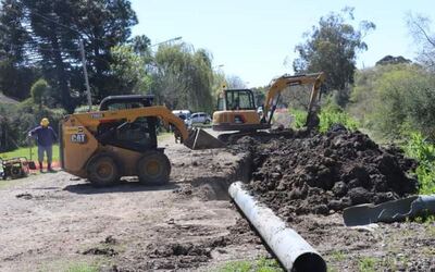 Ensenada: Avanza a buen ritmo la ampliación de la red de agua en Punta Lara