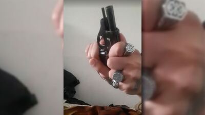 Encontraron en el teléfono de Sabag Montiel un video que lo muestra accionando la pistola