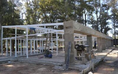 Ensenada: Avanza la construcción del Centro de Desarrollo Infantil en El Dique