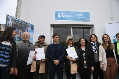 Kicillof y Moretti inauguraron nuevos Centros de Atención Previsional