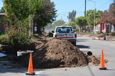 9 de Julio: Avanzan las obras de cloacas en la ciudad