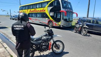 Mar del Plata: Más de 100 micros fueron infraccionados durante los Juegos Evita