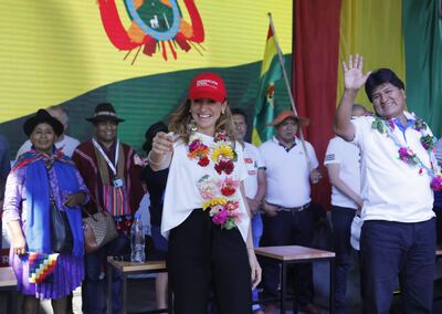 Victoria Tolosa Paz y Evo Morales participaron de un encuentro por la integración, trabajo y la producción
