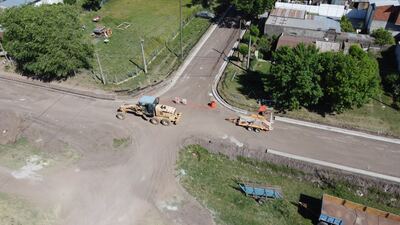Saladillo: El Municipio avanza con los trabajos de construcción de cordón cuneta