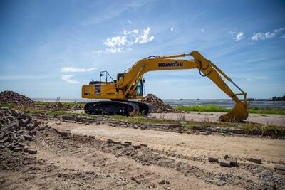 Quilmes: Avanza la obra del Parque de la Ribera