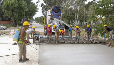 Villa Gesell: Concluyó la obra de pavimentación en Avenida Circunvalación