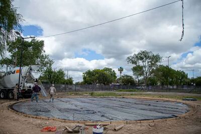 Quilmes: Continúa a buen ritmo la construcción de la Ciudad de los Deportes en Solano