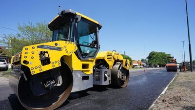 La Plata: Avanza la obra de repavimentación de Camino Centenario