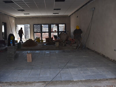 Berisso: Avanzan las obras del Centro Educativo Complementario N° 802