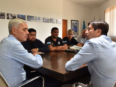 Berisso: Cagliardi recibió al Decano de la Universidad Tecnológica Nacional Luis Ricci