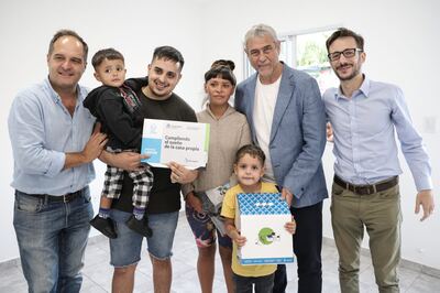 Avellaneda: A través del programa "Casa Propia" se entregaron viviendas en Villa Tranquila