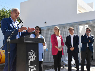 Berisso: Cagliardi y Kicillof inauguraron el Jardín de Infantes N° 917