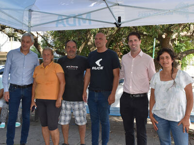 Berisso: Se realizó una entrega de gazebos a productores locales