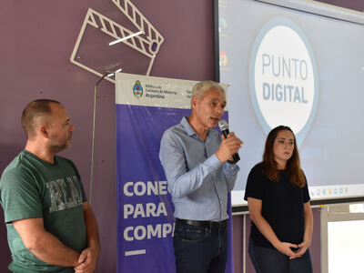 Berisso: Relanzan el "Punto Digital" en el Centro Integrador Comunitario del Barrio Obrero