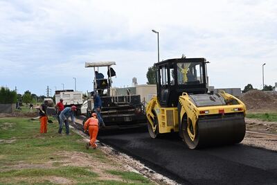 Bahía Blanca: Avanza el programa de pavimentación en la ciudad