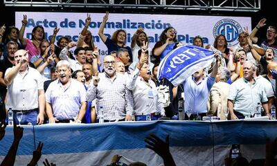 UTEDYC La Plata participó del acto de normalización la CGT Regional