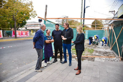 La Plata: Comenzaron los trabajos de transformación de centros comerciales a cielo abierto