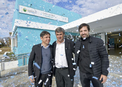Hipólito Yrigoyen: Kicillof inauguró un nuevo Centro de Atención Primaria de la Salud en Henderson
