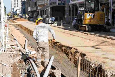 San Nicolás: Continúa la obra de refuncionalización del centro de la ciudad