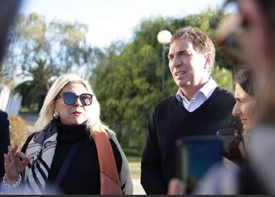Carrió manifestó su apoyo a Santilli: "Es el único que puede ganarle a Kicillof"