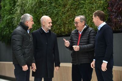 Tandil: Lunghi manifestó su apoyo a las candidaturas de Larreta y Santilli
