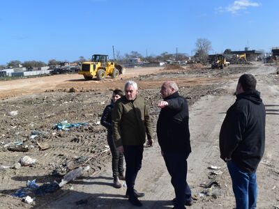 Berisso: Se pusieron en marcha los trabajos de construcción de una Planta de Reciclado de Residuos