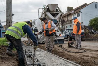 Mar del Plata: El Municipio lleva adelante obras de cordón cuneta en distintos barrios