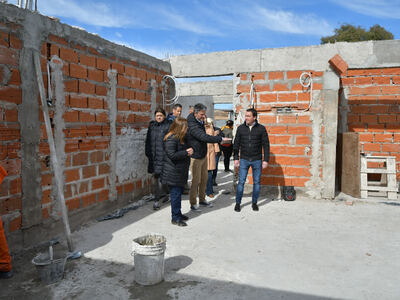 Florencio Varela: Avanza la construcción de un nuevo jardín de infantes en Santa Marta