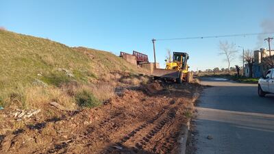 Olavarría: Limpian basurales en el barrio Nicolás Avellaneda