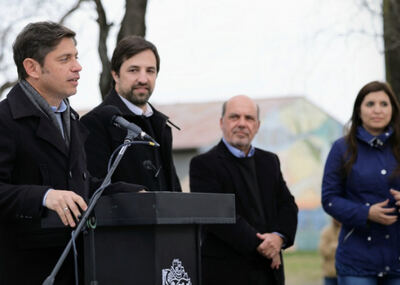 Coronel Súarez: Kicillof visitó la ciudad para entregar una nueva ambulancia e inaugurar obras