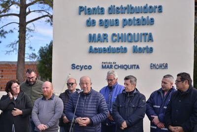 Se inauguró el acueducto Santa Clara del Mar - Mar Chiquita