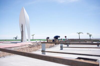 Ensenada: Avanza la obra en la rotonda Stella Maris