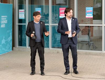 Lezama: Kicillof y Kreplak recorrieron la construcción del nuevo Centro de Atención Primaria de la Salud