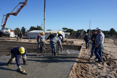 Villa Gesell: Avanza la construcción del Centro Comunitario La Carmencita