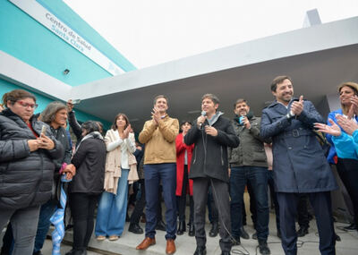 San Vicente: Kicillof inauguró un Centro de Atención Primaria de la Salud en Domselaar