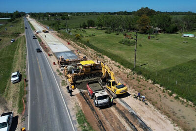 Florencio Varela: Avanzan las obras en la Ruta Provincial Nº53