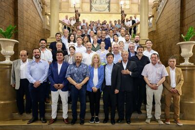 Kicillof mantuvo un encuentro con intendentes electos de la Provincia