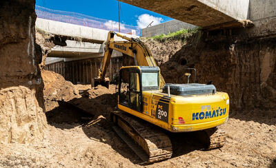 Almirante Brown: Avanza el túnel bajo la rotonda de la Ruta 4